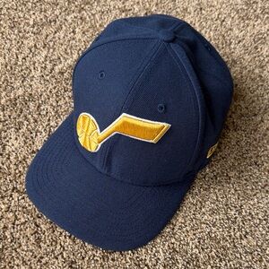 New Era - Utah Jazz Navy and Gold Unisex Cap